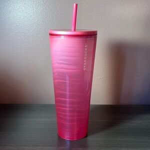 2023 MARBLE PINK BUBBLEGUM STARBUCKS 24 OZ TUMBLER